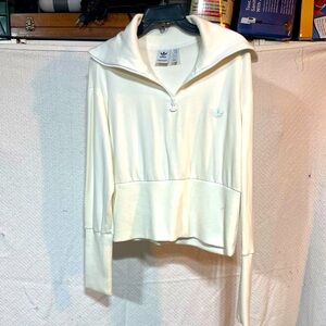 Addidas Essentials 1/2 Zip Fleece Sweatshirt. Size Large.